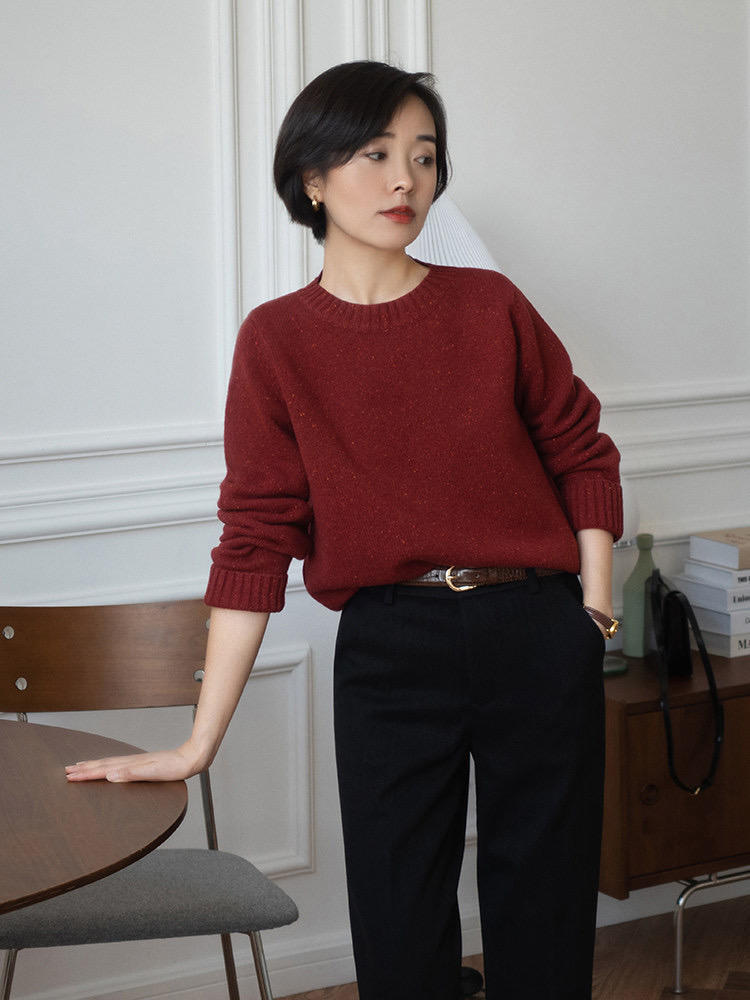 轻熟女冬日怎么穿?快来看看这套毛衣搭配,让你秒变气质女人