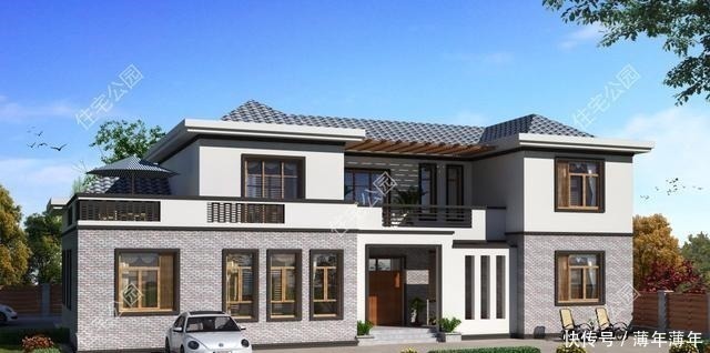 建筑|堂屋+土灶,这才是农村自建房该有的样子,都说最后一套最美!