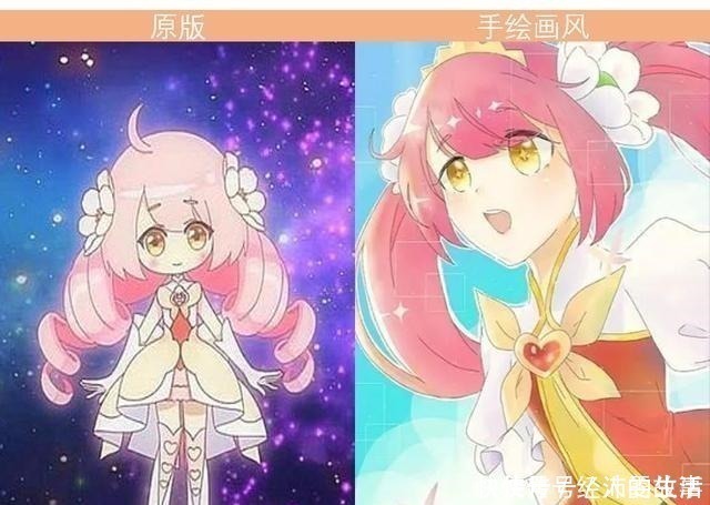 露露|当小花仙里的美女换上手绘画风,夏安安青春靓丽,露娜成熟优雅