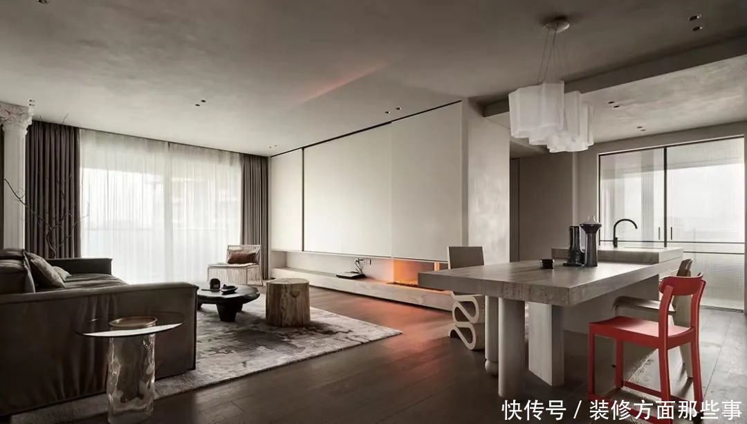 侘寂风混搭，造就美学盛宴，这个家有点儿时髦|198㎡大平层 | 主卧