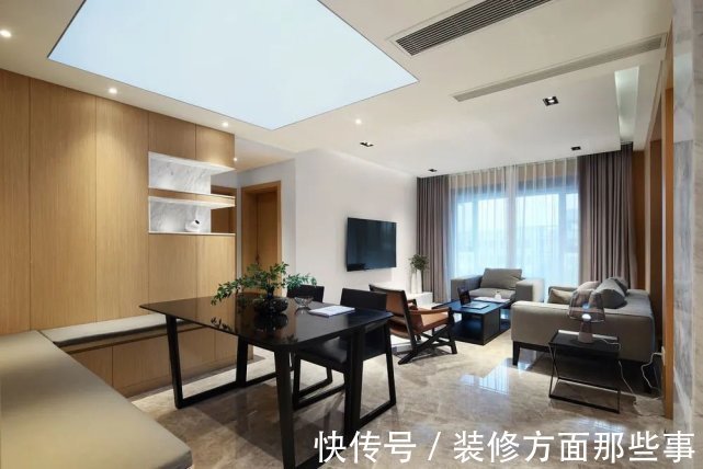 进餐者|123平简约风四居室如清风拂面,舒适清爽