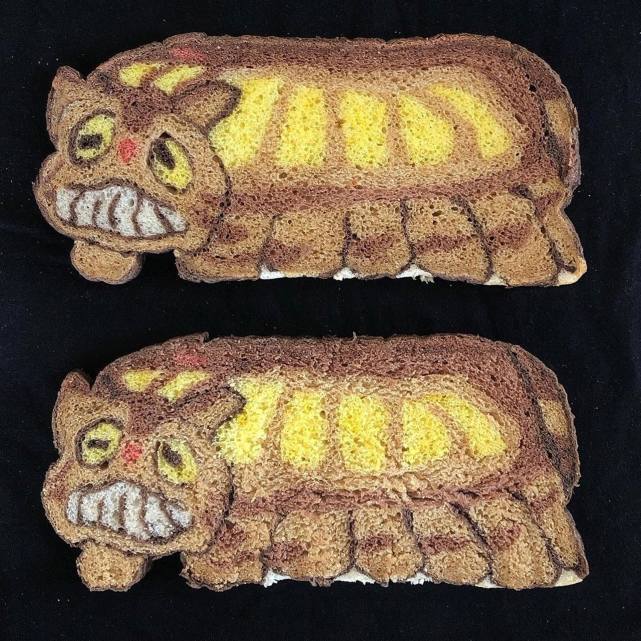 惊喜|日本网友制作龙猫面包切开有惊喜,网友:拜托要拿出来卖!