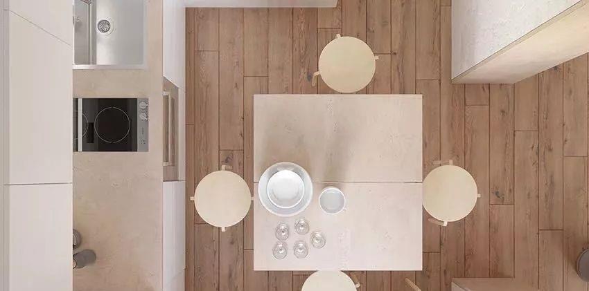 圆凳|女孩的30㎡小公寓,日式风装修简洁舒适,蜗居也能承载高品质生活