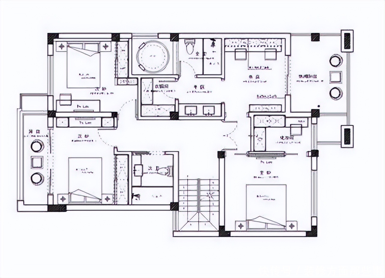 吊灯|1120平三居室整个空间更加清新舒适,又不失品味