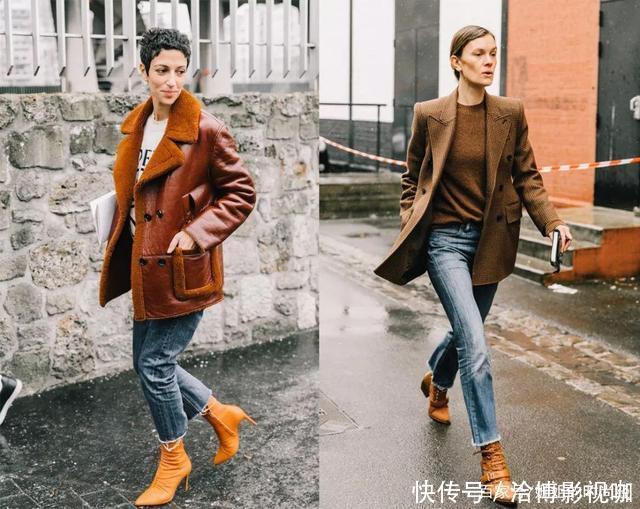 今冬流行这样穿靴子,“不塞裤腿”一样美,小个子也适合