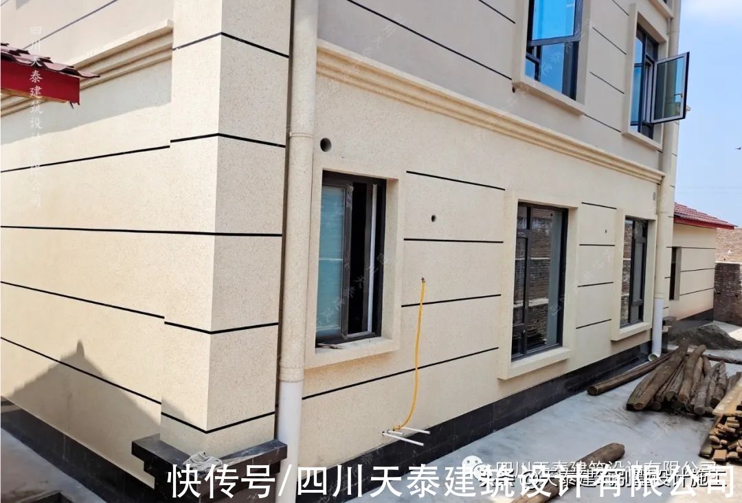 完工|四川自贡三层欧式乡村别墅完工实景 农村别墅自建房 自贡施工队