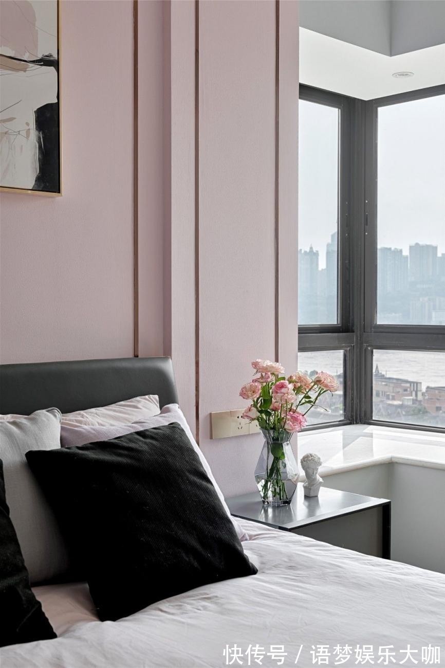 泡泡|90后小夫妻设计的婚房,全屋冒着粉色泡泡,这才是幸福该有的样子