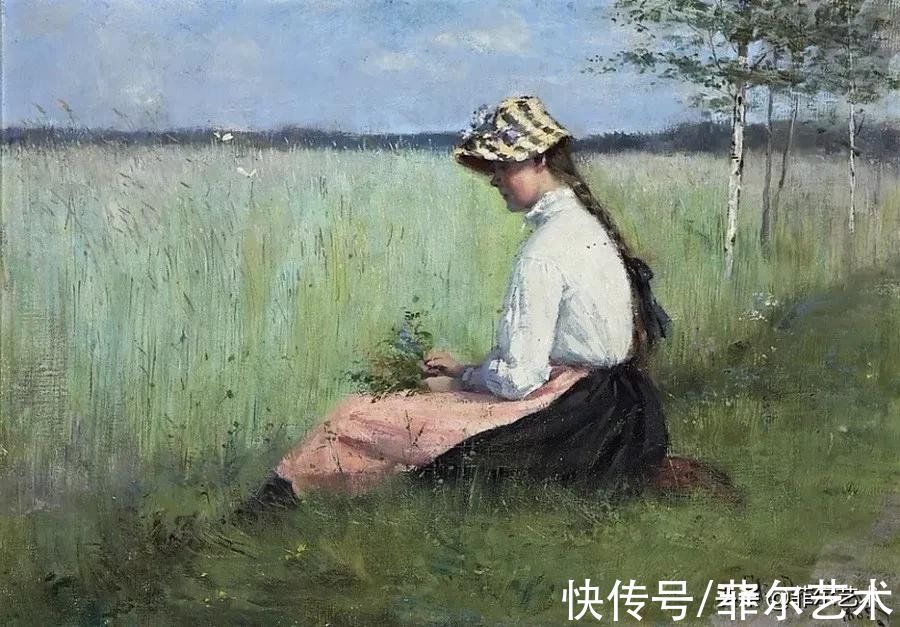 丹尼尔$芬兰第一代女性艺术家之一，艾琳·丹尼尔森的油画作品欣赏