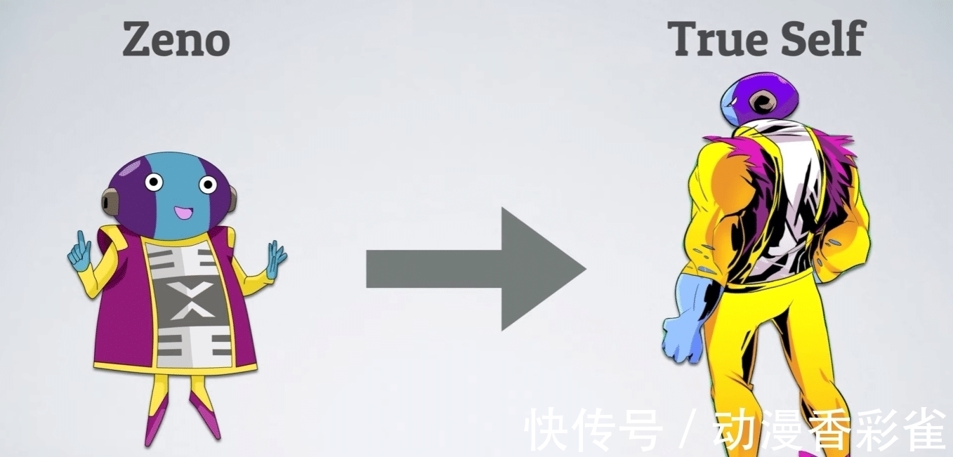 悟空|龙珠人物脑洞向形态对比：全王变成肌肉男？悟空化身超蓝天使！