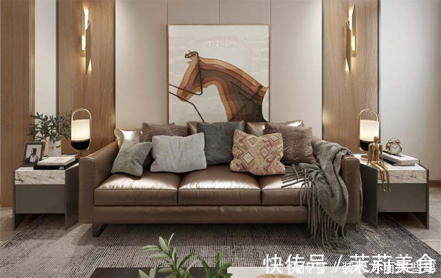 质感|300平四居室将舒适、质感糅合,构成一个现代轻奢的家