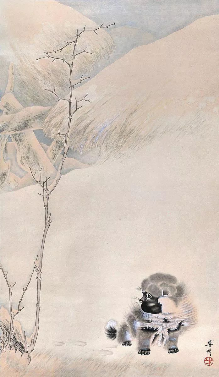 代表作品@米春茂笔下的猫，趣萌可爱，稚气童真