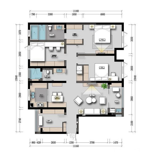 热爱生活|145平大平层北欧ins风，热爱生活，爱伴侣，才能更好的爱一家三口