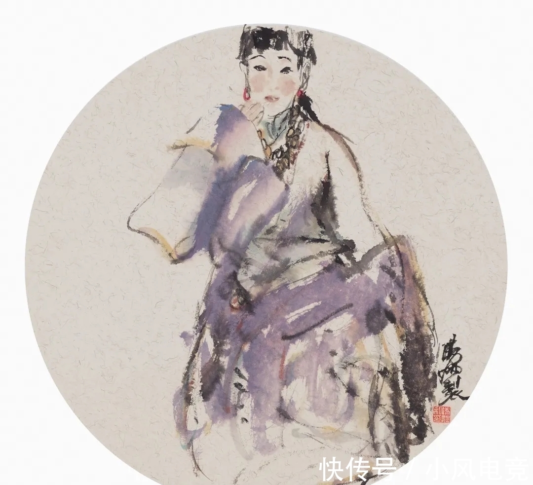 中国美术学院|杭州画院|阳帆人物画