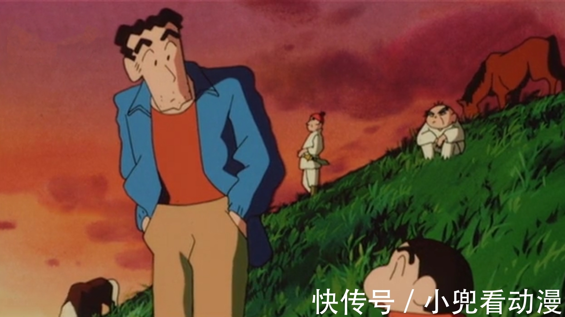 小新|蜡笔小新剧场版,小新保护妹妹小葵,懵懂女警获得成长