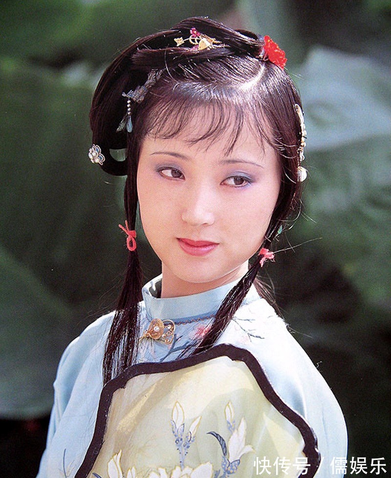 黛玉@陈晓旭,13张红楼梦剧照,真正的古典美人,天上掉下来的林妹妹