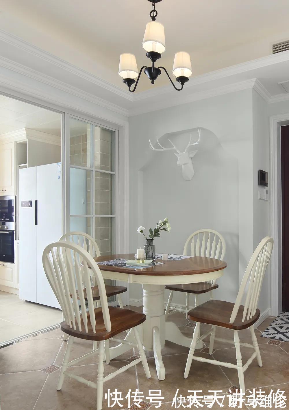 新房|127㎡现代美式风格新房装修,浪漫优雅简洁大方!