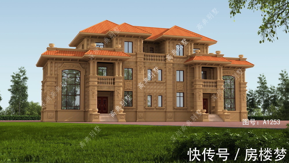 别墅|这款双拼三层别墅,外形精致大气,你喜欢吗?