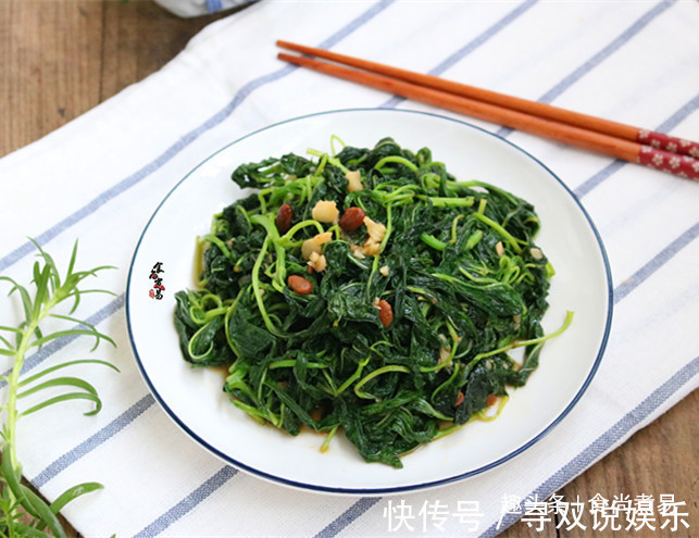 此食材,大多数人没尝过,蒜蓉简单炒一炒,清火利尿,护心脏