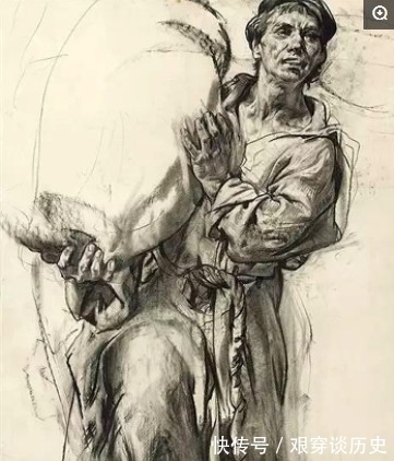 画家|天才画家布洛欣肖像素描作品欣赏