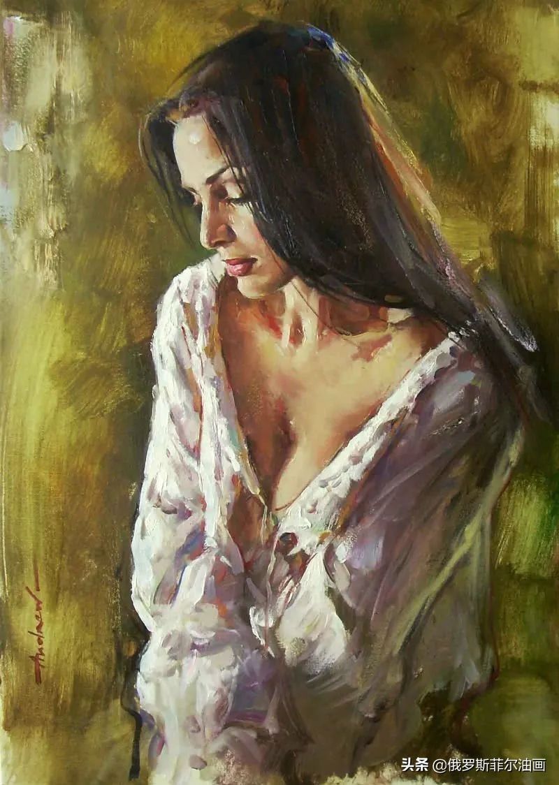 赏读&奔放美艳,活力无限~俄罗斯画家安德鲁的油画作品赏读