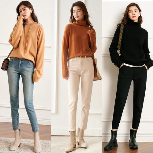 27套轻熟风穿搭模板，基础款也能简约不单调，冬末初春就这样穿