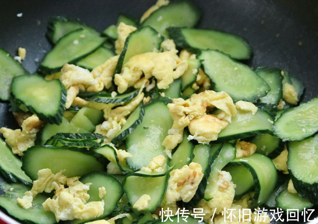 清新爽口的家常菜：黄瓜炒鸡蛋，口感清香软嫩，大雪过后滋补养生