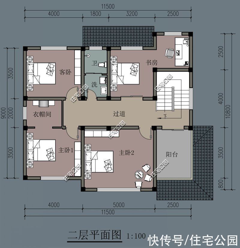 罗马柱|谁说农村别墅一定要有罗马柱？看看这10套户型，每套颜值都很高