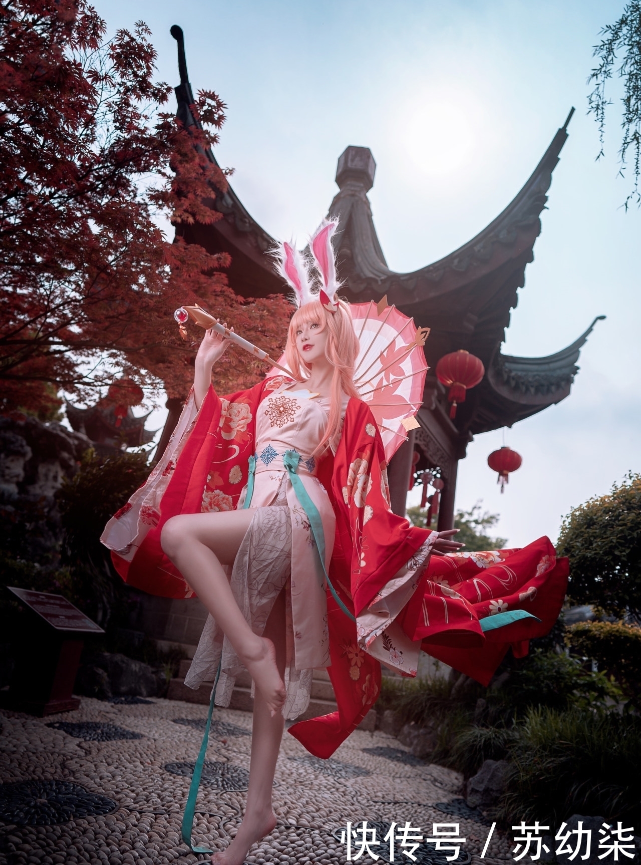 cospl王者荣耀,公孙离惊鸿舞cosplay