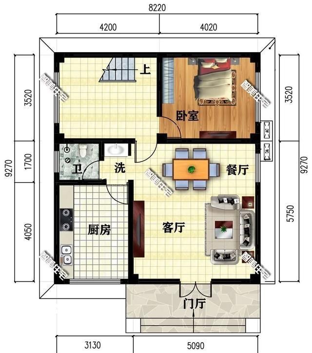 户型|邻居笑我家宅基地太小,找朋友设计了这个户型,房子建成打脸他们