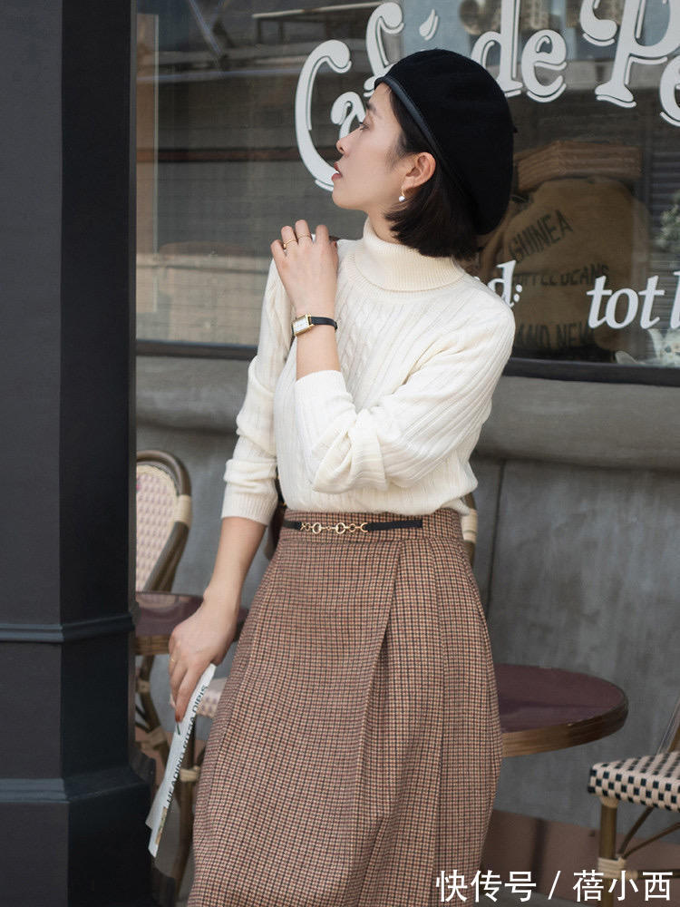毛衣|建议30、40岁的女人,多穿半身裙,学会这样搭配,常被人夸有气质