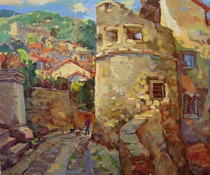 俄罗斯@浓郁的色彩,俄罗斯画家安德烈·米沙金的风景油画(一)