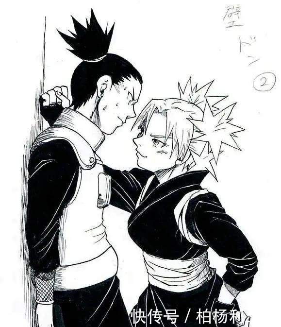 手鞠|火影忍者也玩壁咚,鹿丸的方式有点甜,佐助笑到我了