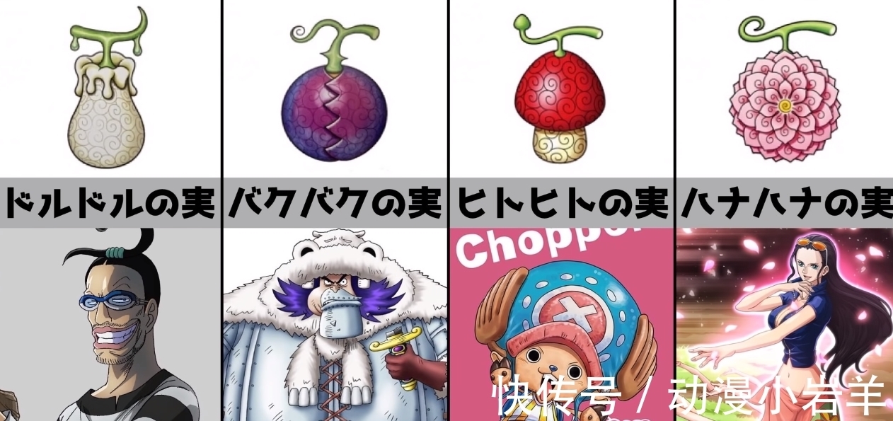 恶魔果实|海贼王:恶魔果实大图鉴!线线果实像鸭梨,花花果实颜值爆表
