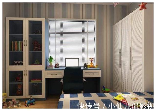 卧室|卧室太小梳妆台、书桌没地装?学着嵌入到衣柜里,把每平米利用好