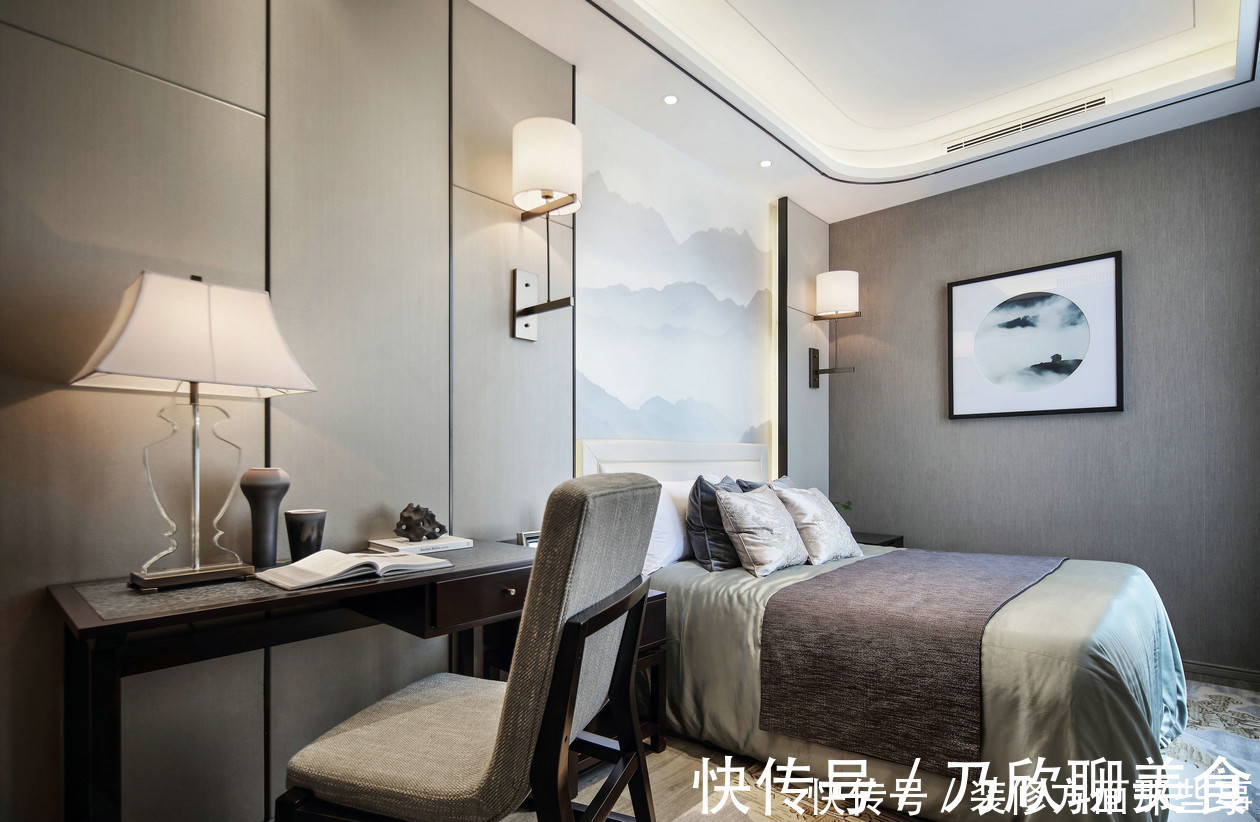 中国人|485平新中式风五居室,从简朴优美的造型到生动的自然情趣