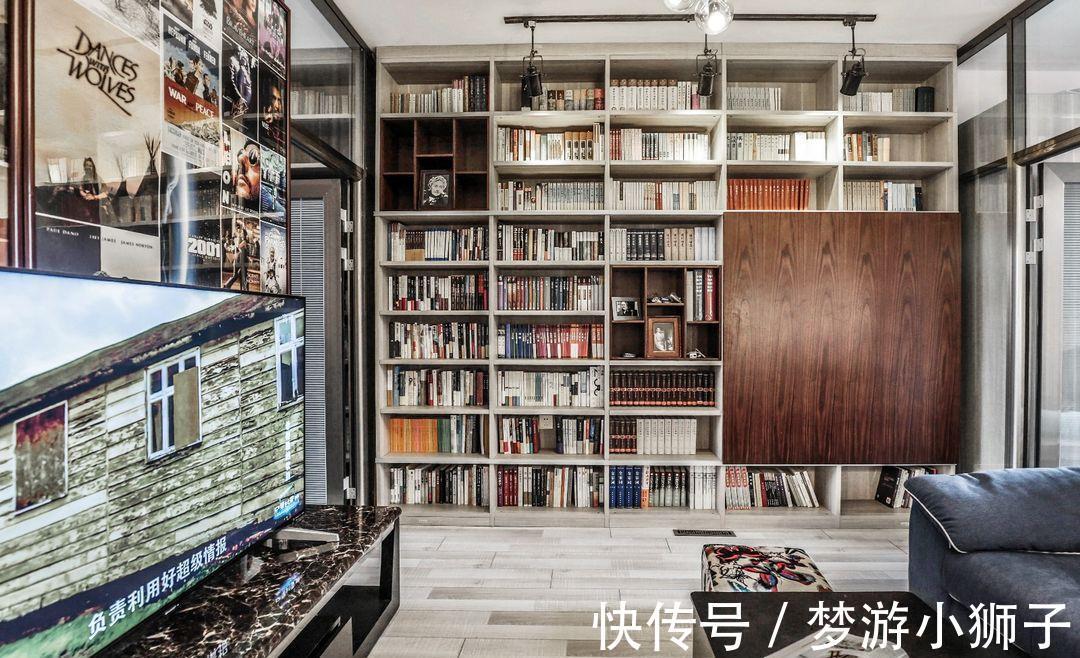 雅居|50平方米的大变身,充满书香气息和文艺氛围,打造别致雅居