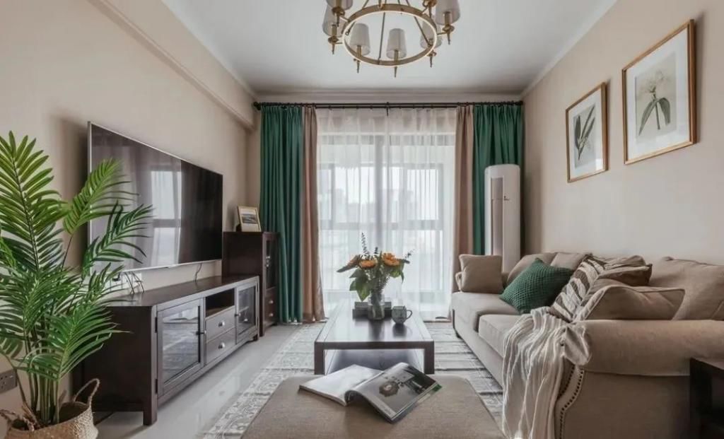 榻榻米|83平美式三居室,柔和温馨的空间,优雅复古的气质,太吸引人了!