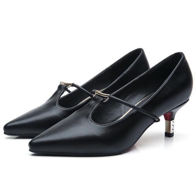 单鞋 今日推荐8款时尚真皮高跟鞋,舒适百搭不累脚