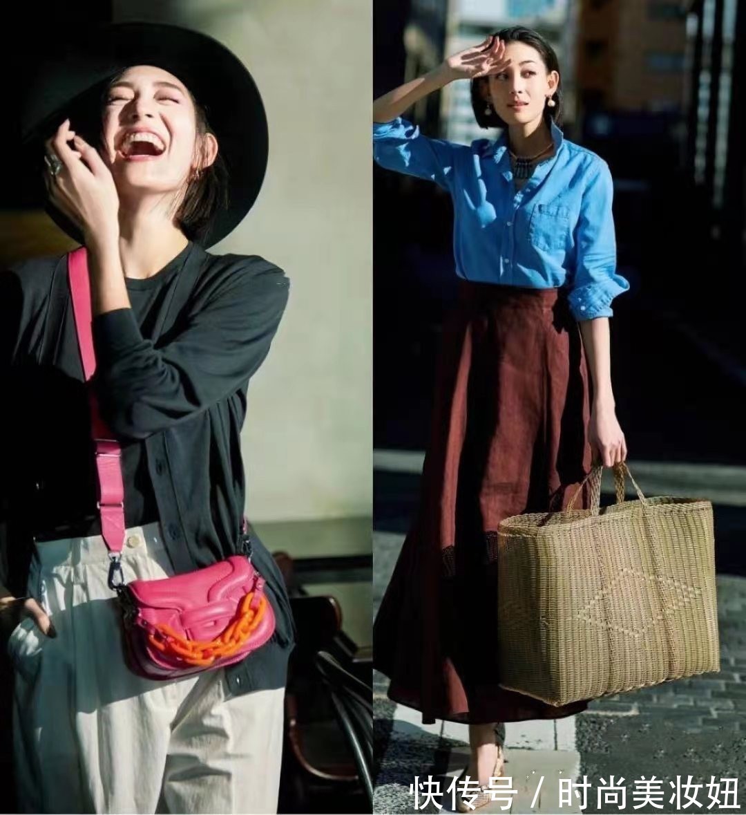 巧克力色|四五十岁的女人,可以多穿这4种“亮丽色”,优雅减龄还衬肤