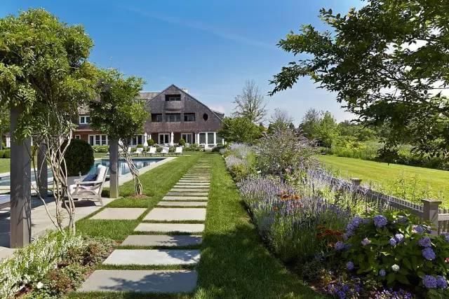 惬意|60款豪宅花园设计，自然安静的生活就该如此惬意