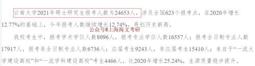 报考|21考研211院校报考人数对比，最高3.7万，最低不足零头