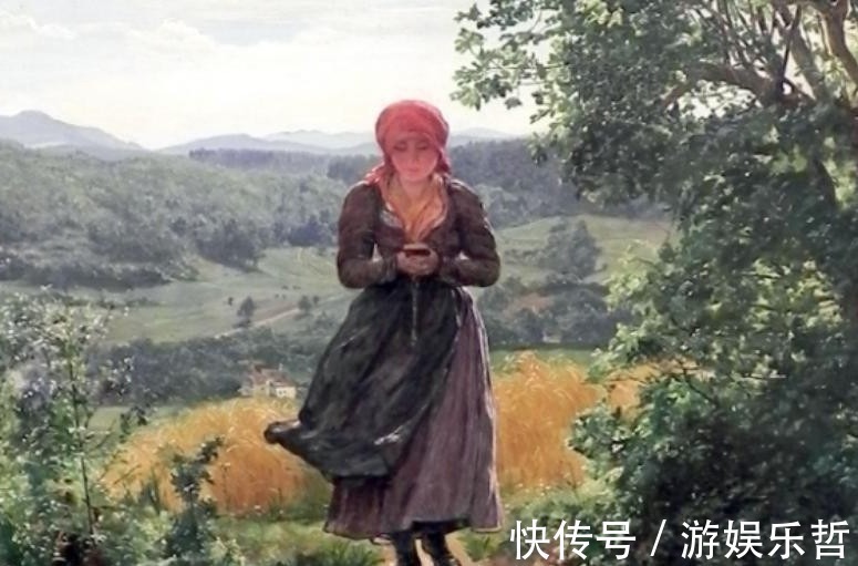 瓦儿$古画中出现智能手机,是穿越者的身影被画下来了吗