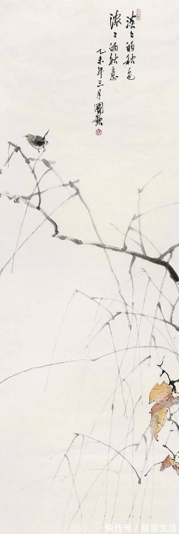 雾气&他画中清淡朦胧的杂林疏影、雾气山岚,给人一种简疏美和禅意美