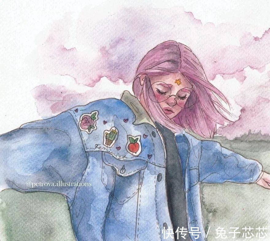 一本好书$16幅水彩画描绘的幸福场景,网友:这才是向往的生活