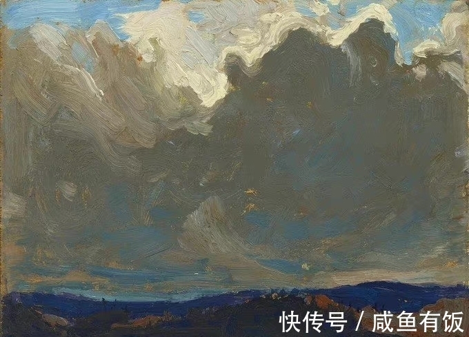 笔触!浓烈的色彩,激荡的笔触