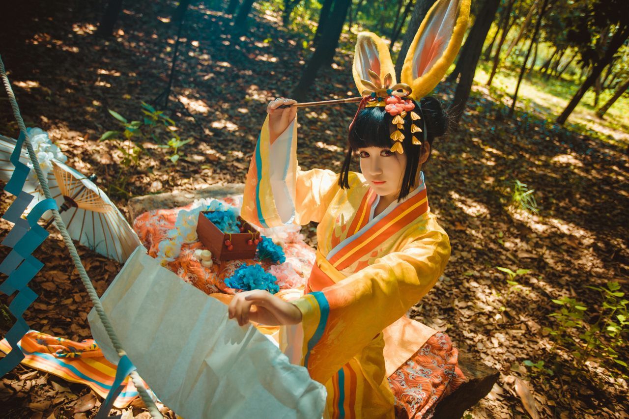 山兔|阴阳师山兔山蛙Cosplay