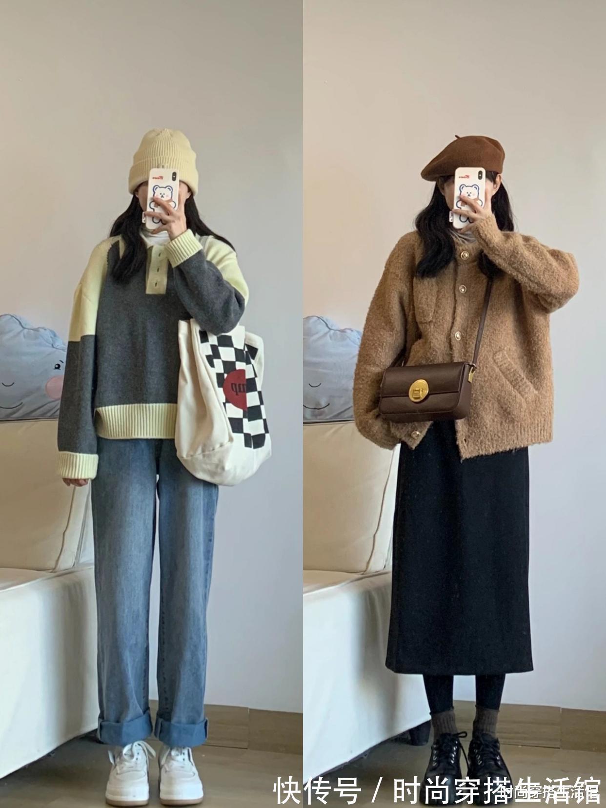 运动裤 今年秋冬就这么穿了!简约高级又气质,不露脖子也照样很美