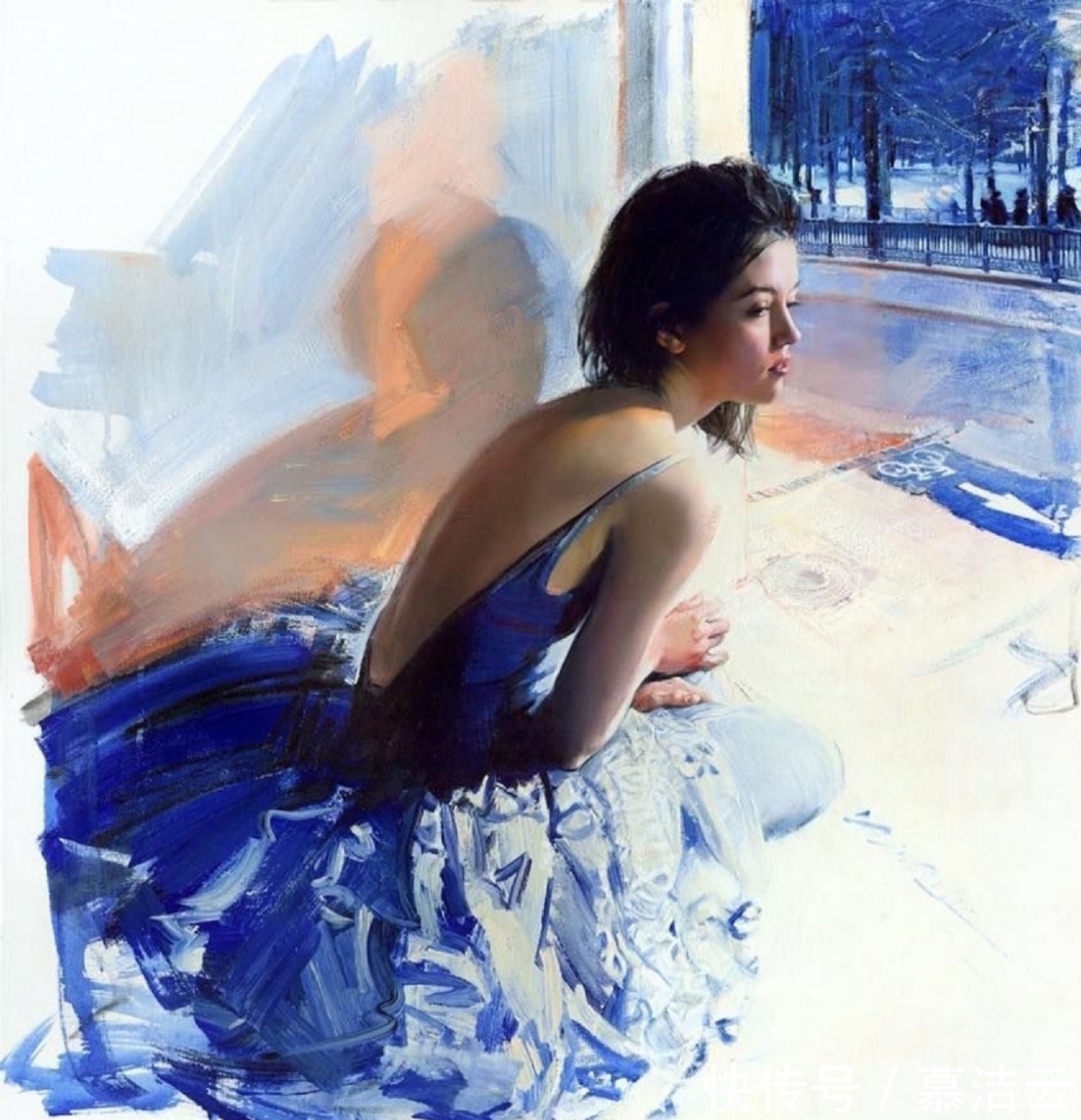 莫斯科$如此唯美动人的画作,源于对艺术基础的深刻认识和理解