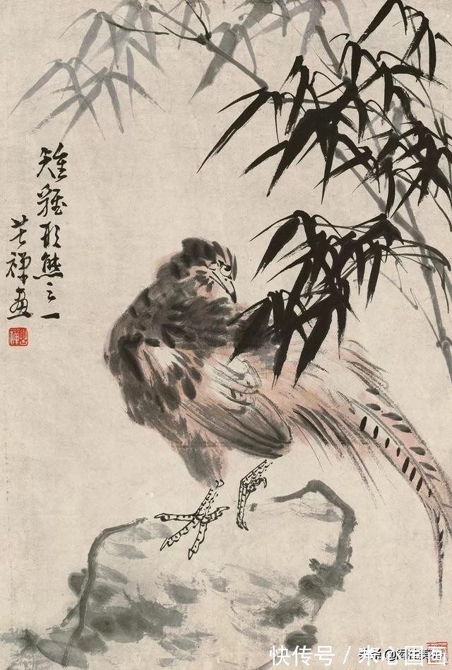 张书旗$中国画家笔下的大吉图:已知全五德 安逸胜凫鹝