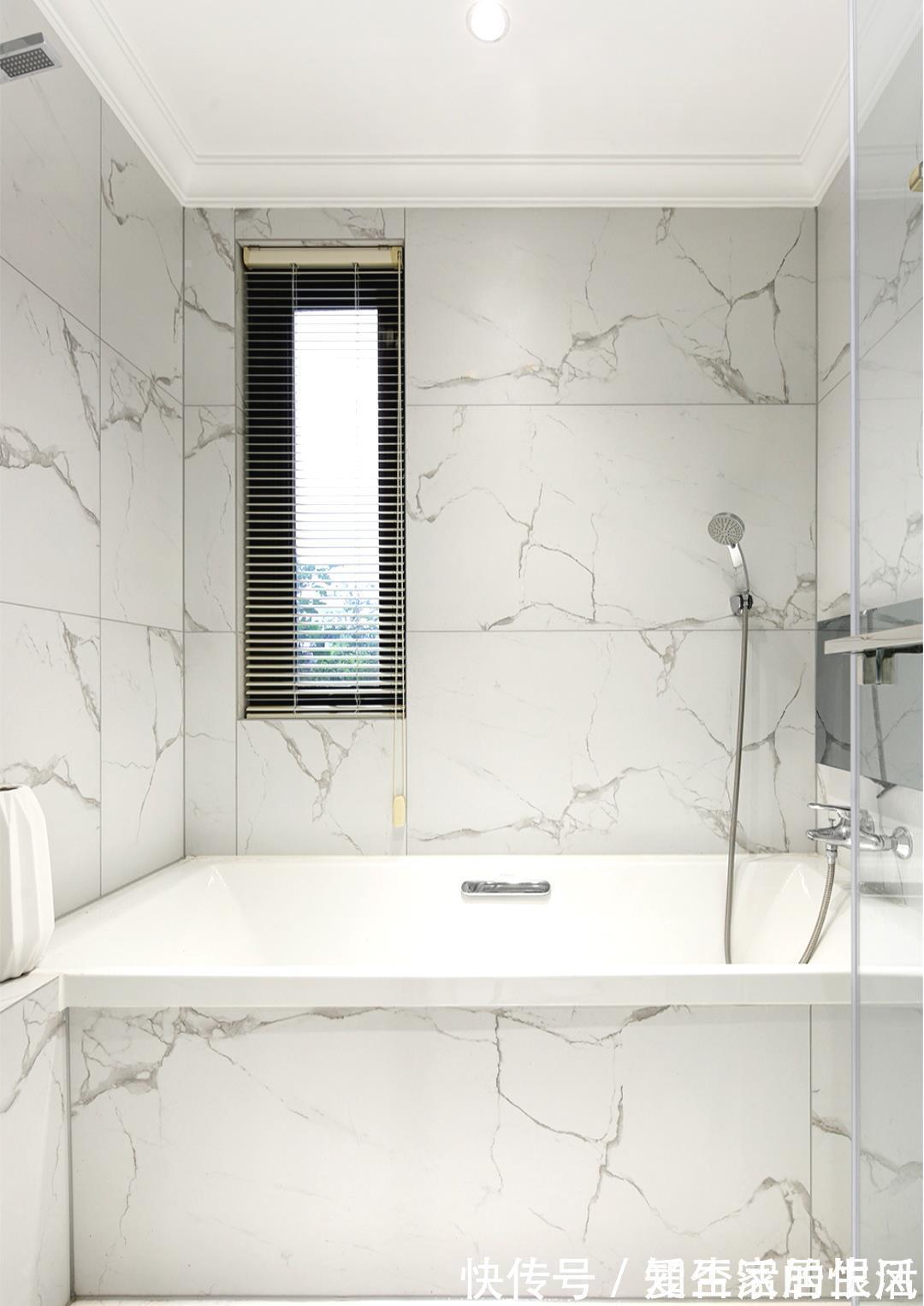 天花板|砸40万装修130㎡新房,中岛台设计是亮点,最爱三段式卫生间